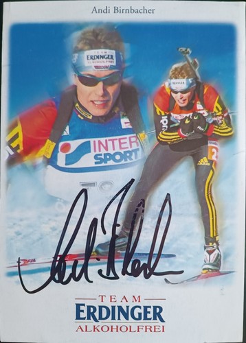Original autogramm biathlon - original,