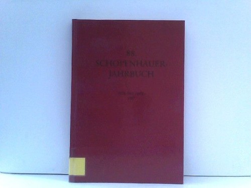 Schopenhauer jahrbuch für - schopenhauer-jahrbuch:,